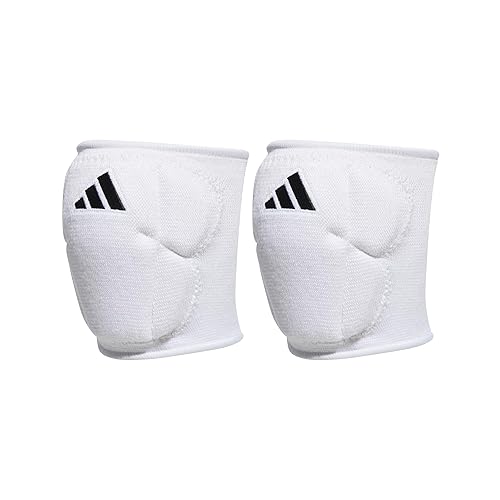 Miniatura 9 de adidas Rodilleras de voleibol unisex para adultos, 5 pulgadas, blanco/negro, talla S Blanco/Negro,Negro/Blanco,2-Negro/Blanco,Blanco/Negro/Blanco