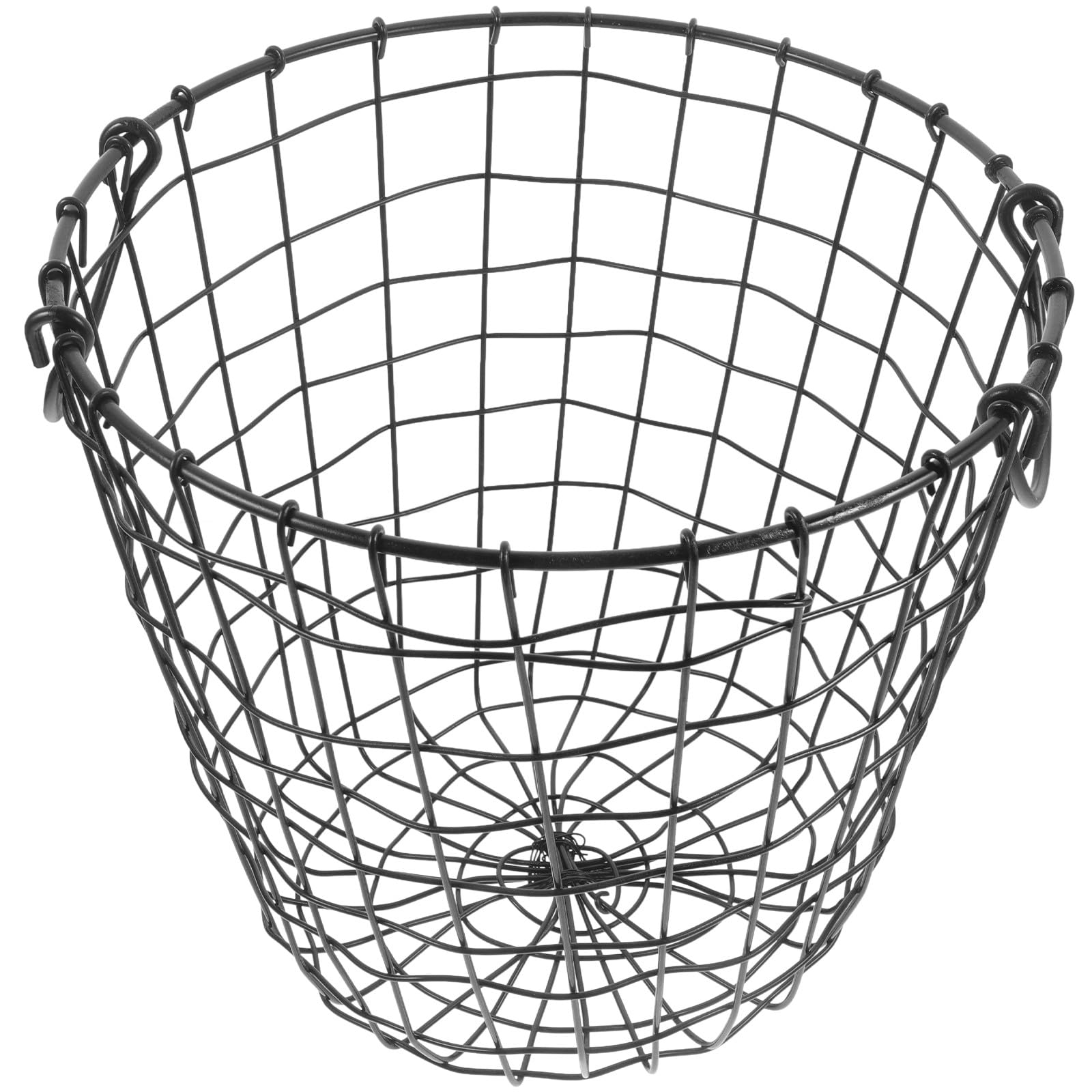 Healeved Vintage Aufbewahrungskorb aus Eisen für Schreibtisch Metallkorb mit Tragegriff Platzsparend und Vielseitig für Snacks und Verschiedene Gegenstände
