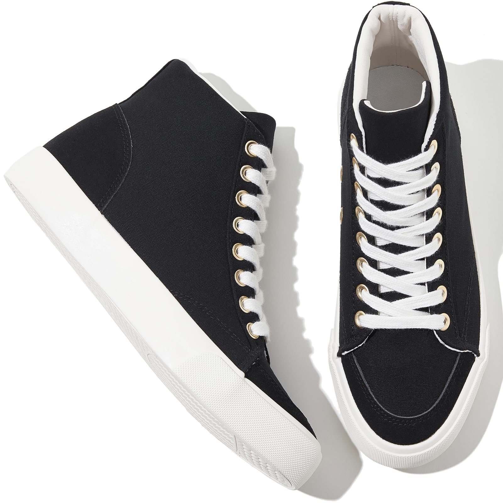 black designer high tops