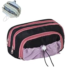 Rosy Posy Pencil Case, Kawaii Pencil Cases, Cute Aesthetic Waterproof Drawstring Pen Pouch, Pencil Case with Rosy Posy Pens, High Capacity Stationery Storage Bag Student Pencil case-E
