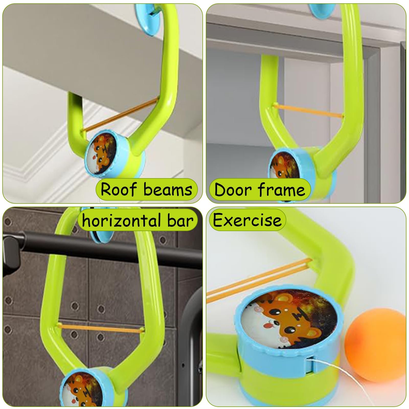 Set di Allenatore da Ping Pong, Ginnico da Set Ping Pong Indoor Hanging Regolabile, Allenamento per Sospeso, Door Game Accessori per Il Tennis da Tavolo