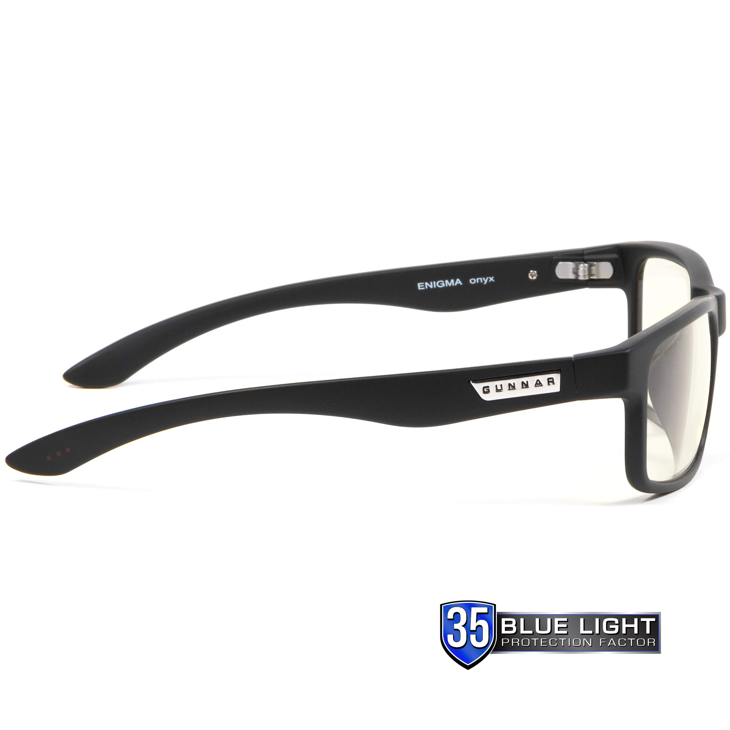 Gunnar Gafas para Videojuegos y Ordenador | Enigma | con filtro de Luz Azul | Lente Patentada