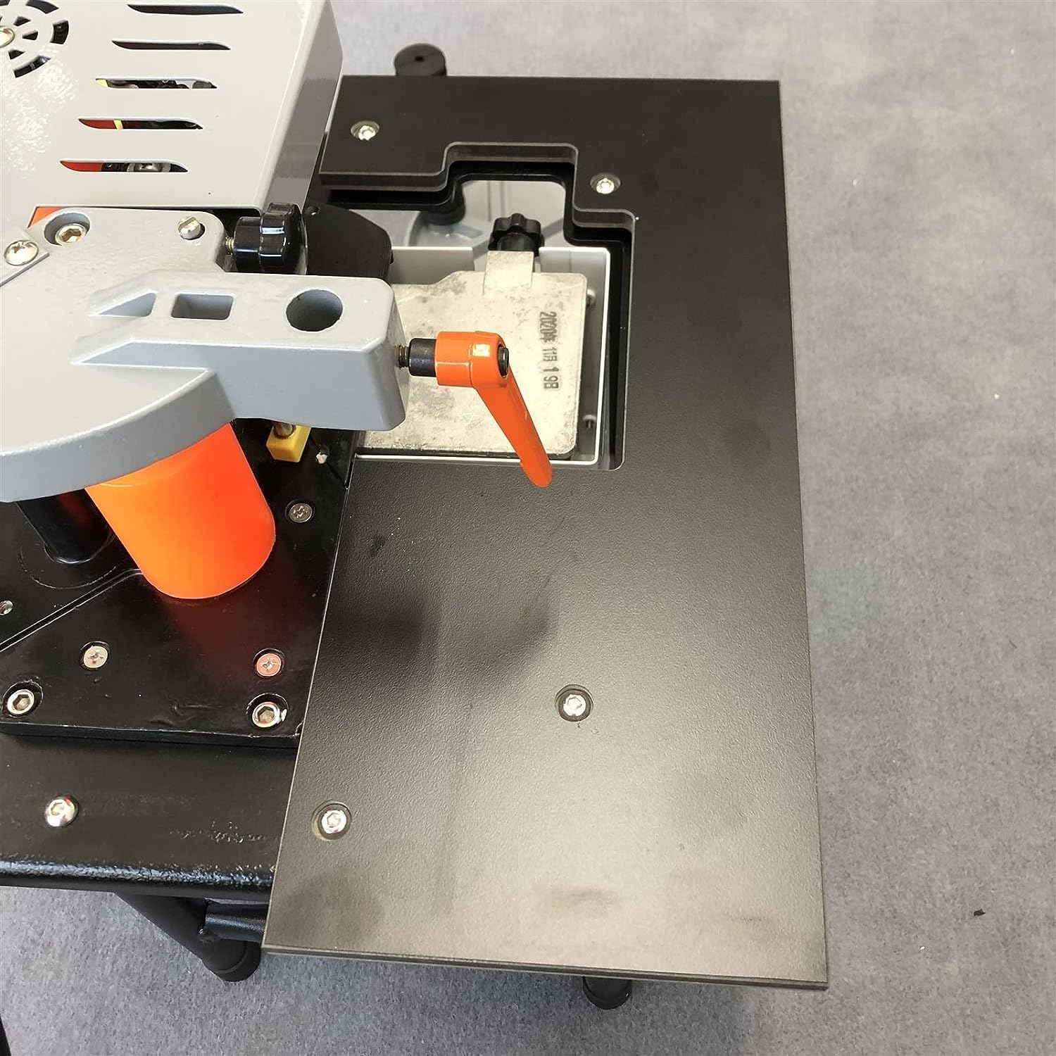 COYEUX Bordatrice Manuale per Legno da 1200 W, Doppio incollaggio Laterale, con Controllo della velocità 0-6 m/min Bordo Dritto Curvo, per Utensili per la Lavorazione del Legno