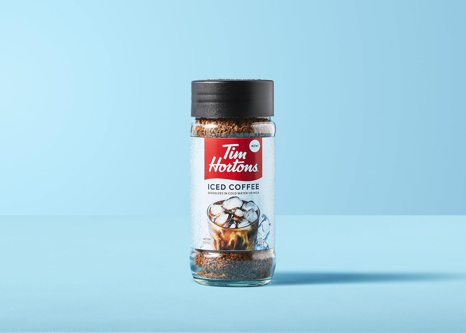 Tim Hortons Instant Iced Coffee, 100g, Dissolves in Cold Water or Milk - Image 4