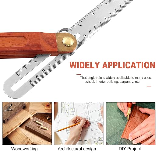 Bonsicoky Buscador de Ángulos 9 Pulgadas T-Bevel miniatura 6