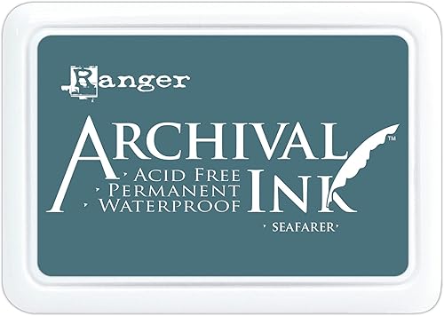 Miniatura 1 de RANGER INDUSTRIES ARCHIVAL INKPAD #0 SEAFARER, 2 x 3 pulgadas