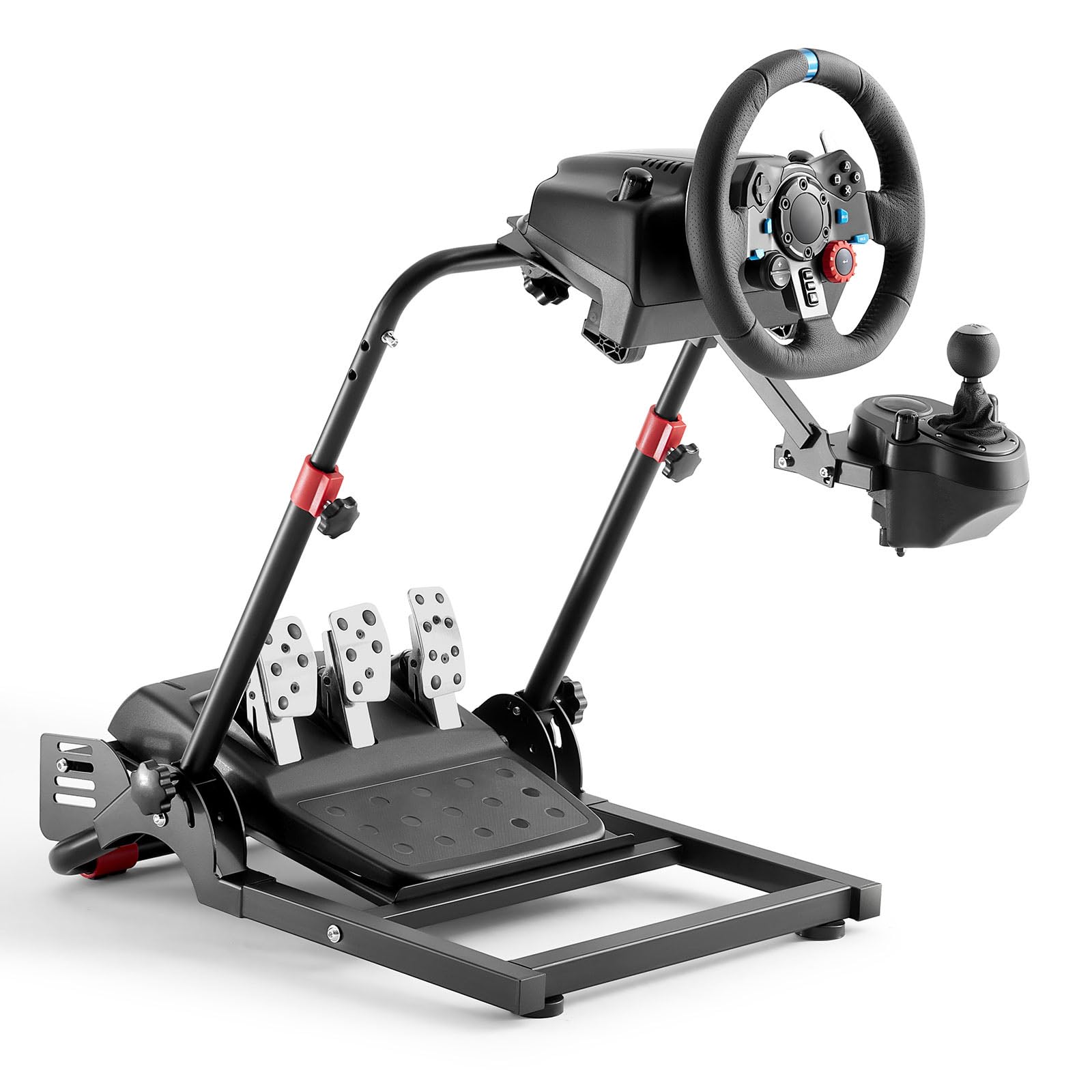 DIWANGUS Lenkradständer Keine Installation Racing Lenkrad Halterung für Logitech G923 G920 G29 G27 G25 Thrustmaster T248X T248 T300Rs TX T150 PS4 PS5 Xbox 360 Xbox One PC