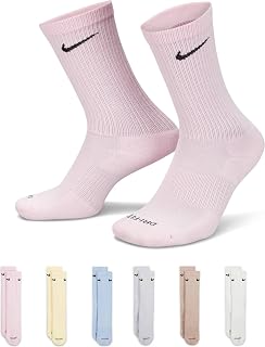 Performance Cushion Crew Socks with Bag (6 Pairs)