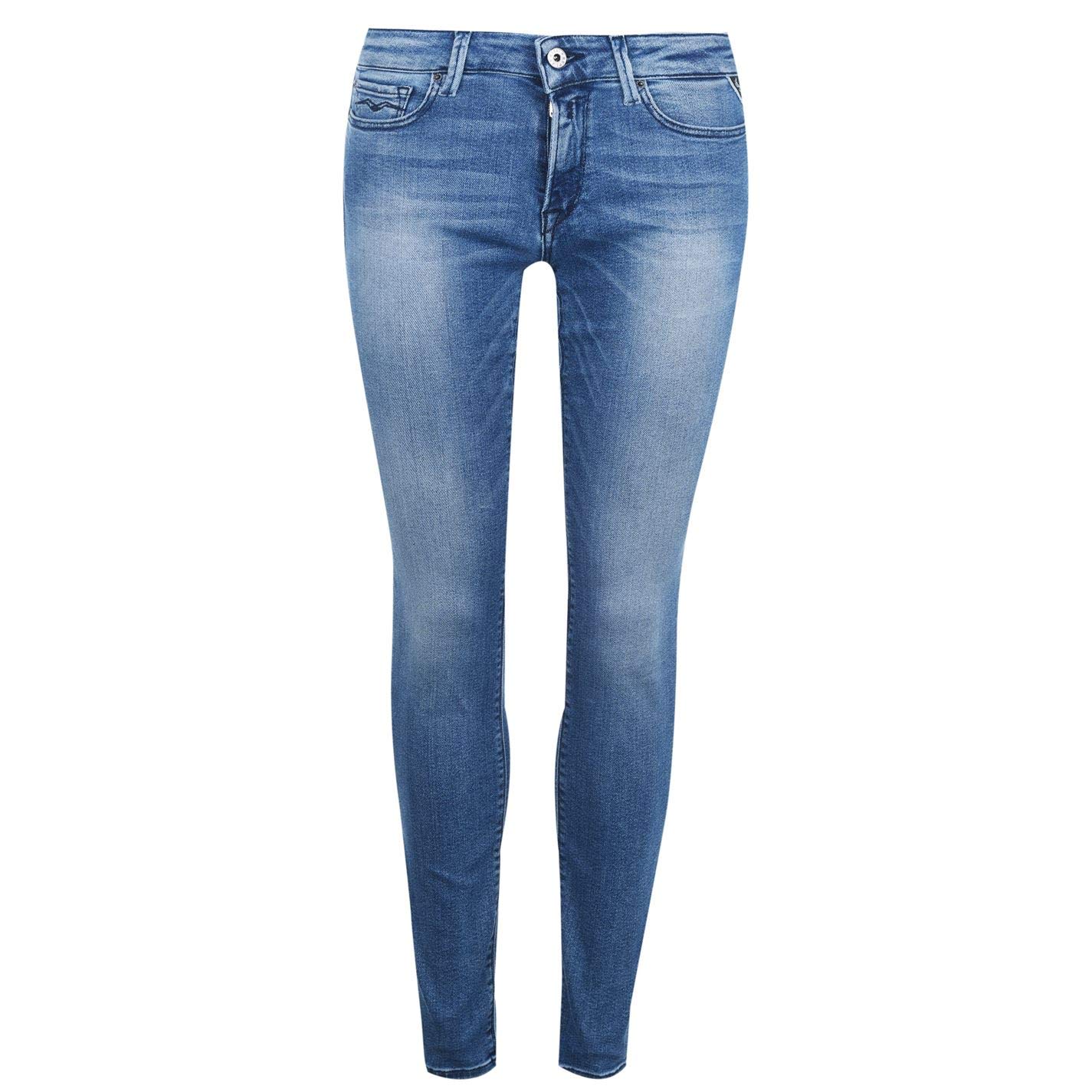 Replay women's jeans with power stretch, blue (Medium Blue 009), 30W / 30L