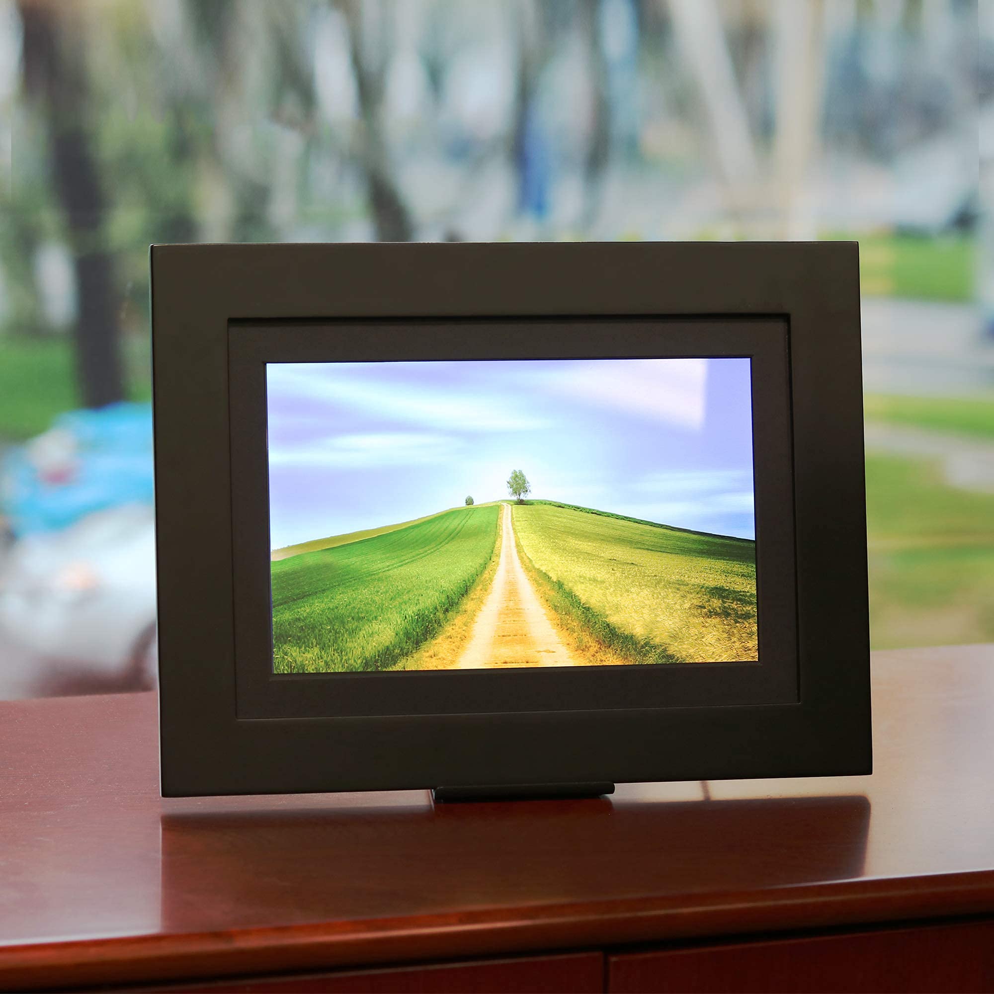 Brookstone PhotoShare 10?Ç¥ Smart Digital Picture Frame, Send Pics from Phone to Frames, WiFi, 8
