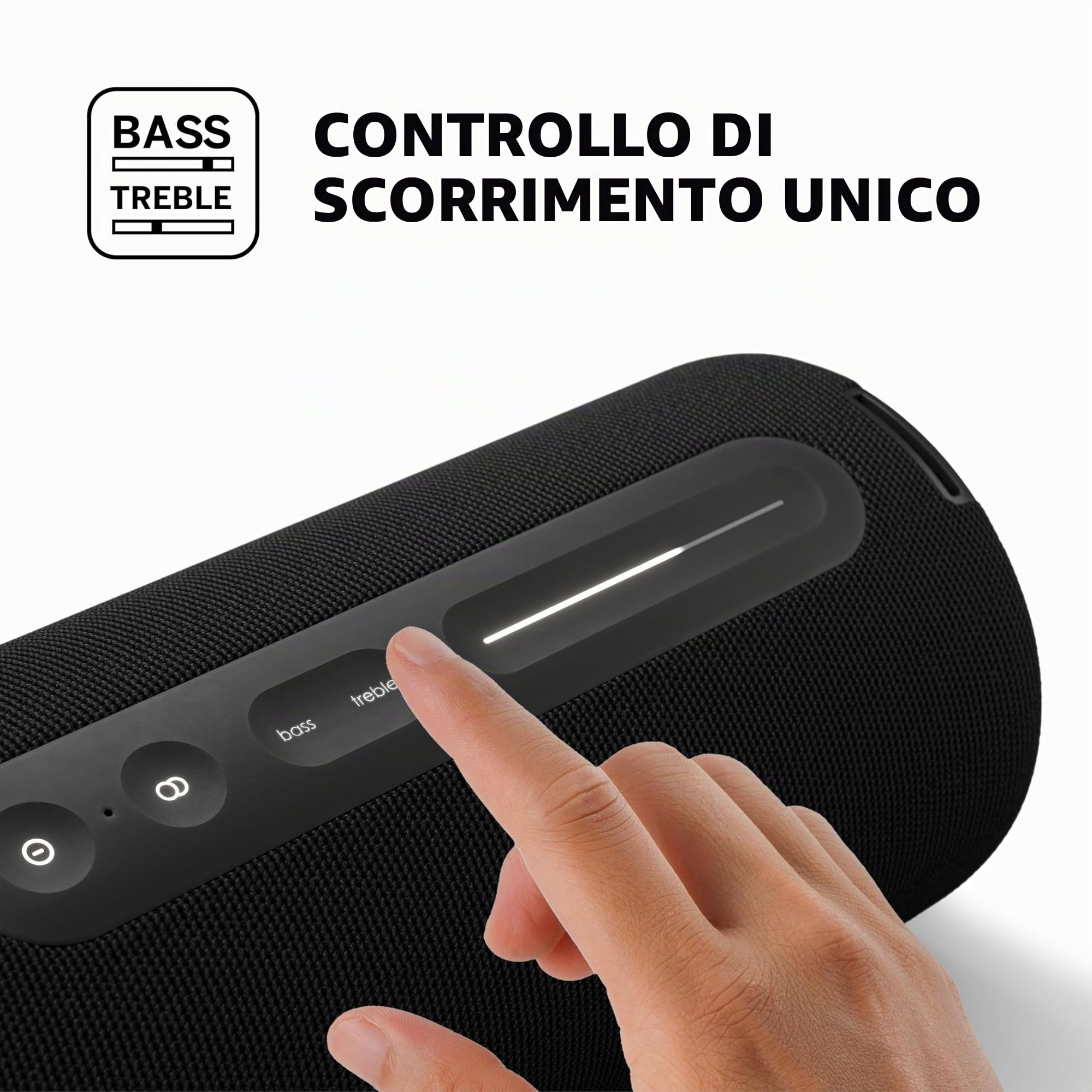 LOEWE We. HEAR pro, speaker Bluetooth portatile, Black