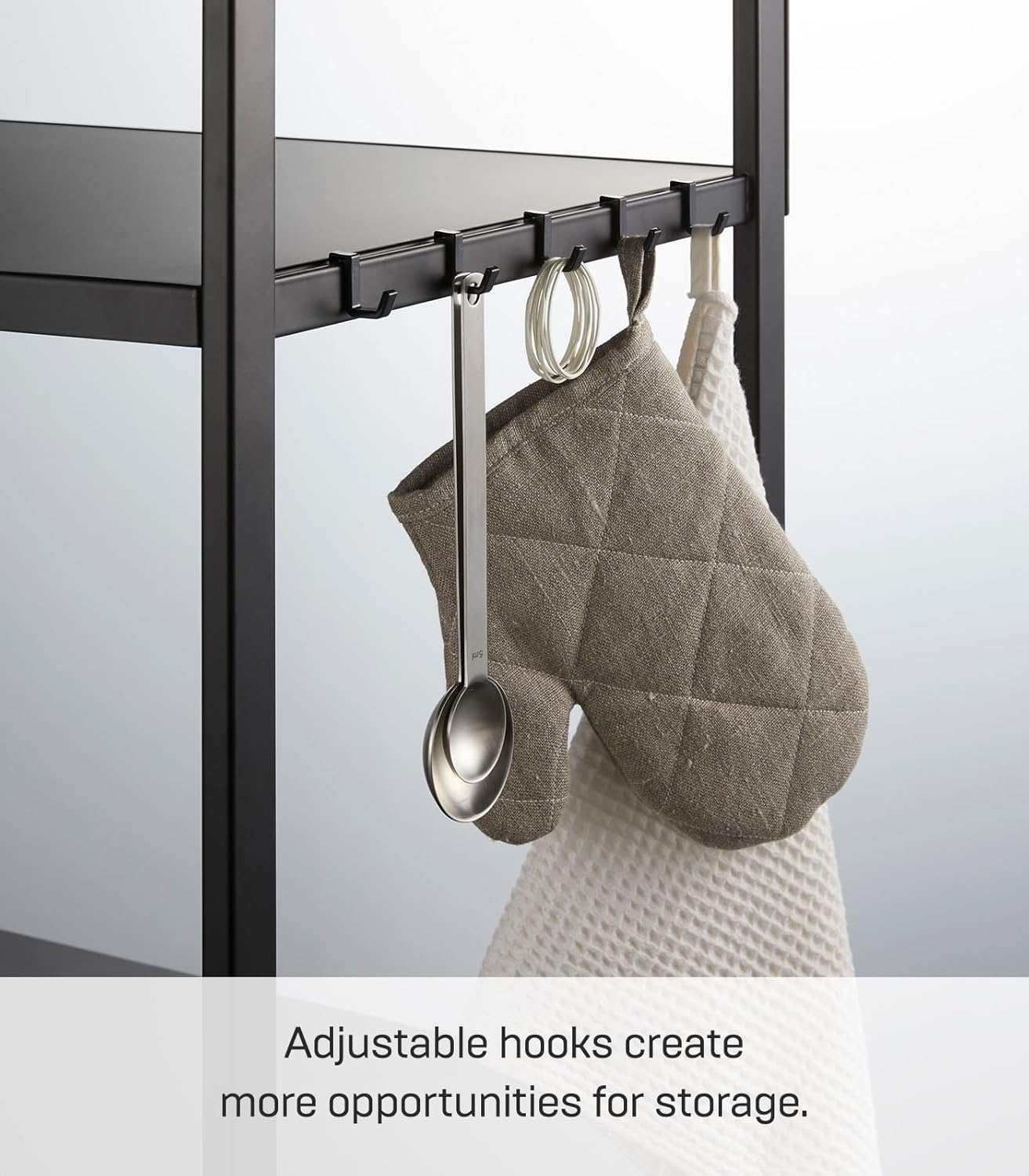 YAMAZAKI Home Tower Kitchen Appliance Storage Rack Metal Shelving Unit - Standing Organizer Heavy Duty Shelves, 67" - Steel