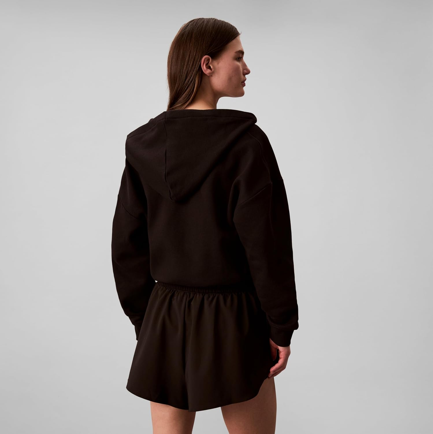 Calvin Klein Women's Performance Brushed French Terry Zip Hoodie