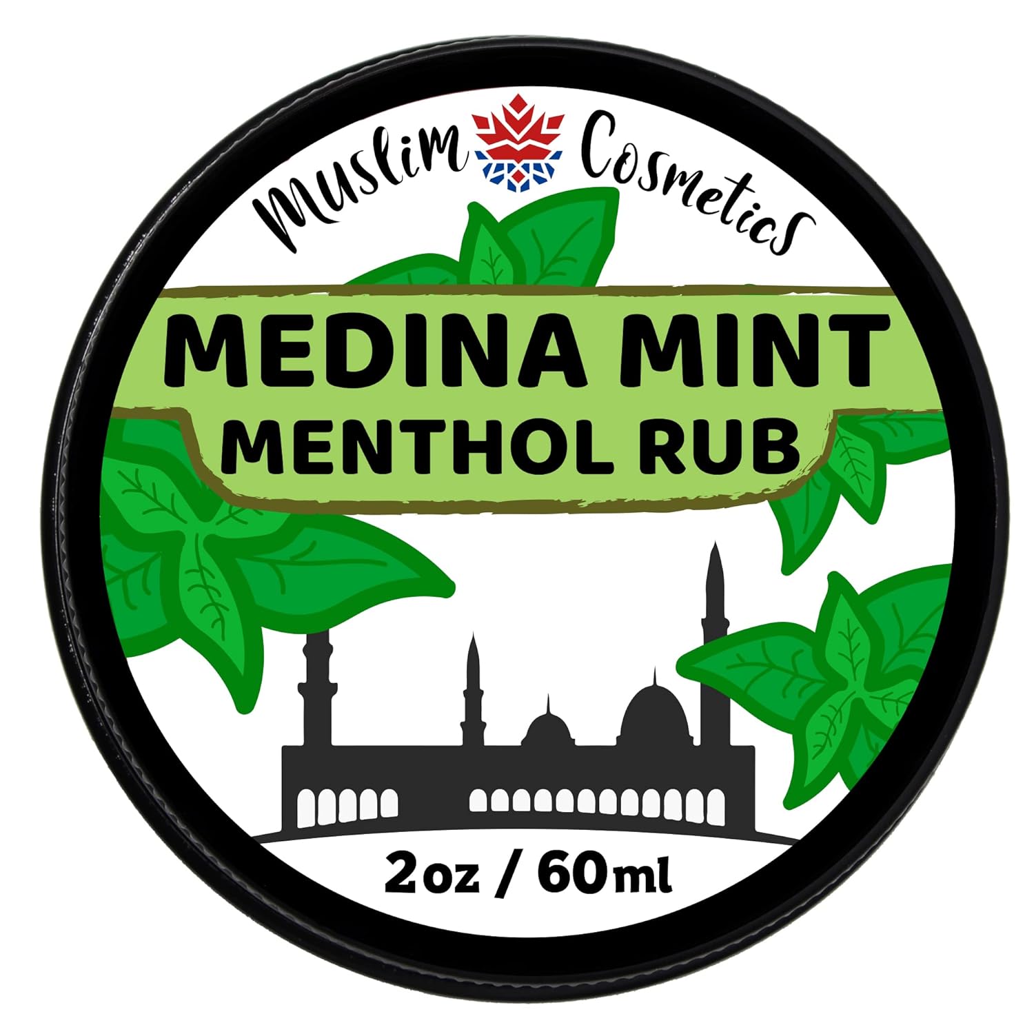 Medina Mint Menthol Rub cream | 100% Natural chest rub | No petroleum ...
