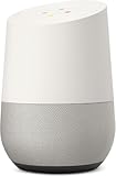 Home Smart Speaker &lpar;South Korea Model&rpar; – Voice-Controlled Wi-Fi Speaker Assistant&comma; White&sol;Slate&comma; No US Plug&comma; Adapter Needed&comma; Works with Nest&comma; Chromecast&comma; Smart Home Audio Hub