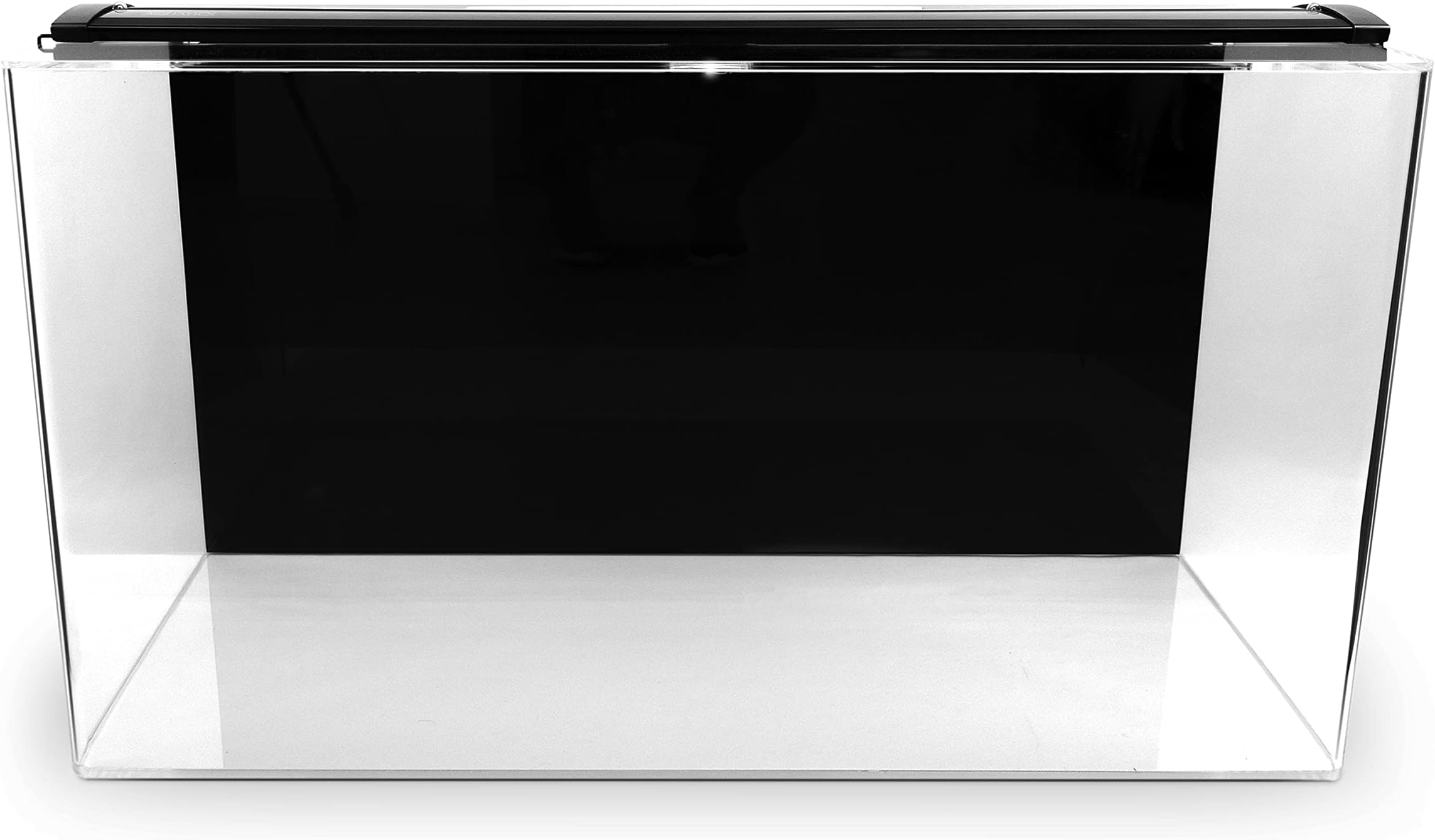Seaclear 50 Gal Acrylic Aquarium Combo Set, 36 x 15 x 20, Black