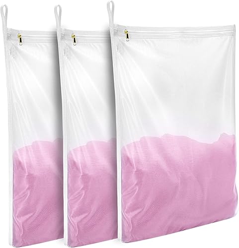 Miniatura 1 de GOGOODA Delicates - Bolsas de lavandería de malla fina para lencería, ropa interior, brasier, seda, calcetines con lazo para colgar