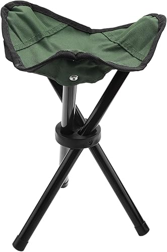 Miniatura 1 de Folding Tripod Stool Outdoor Portable Camping Seat Fishing Chair New