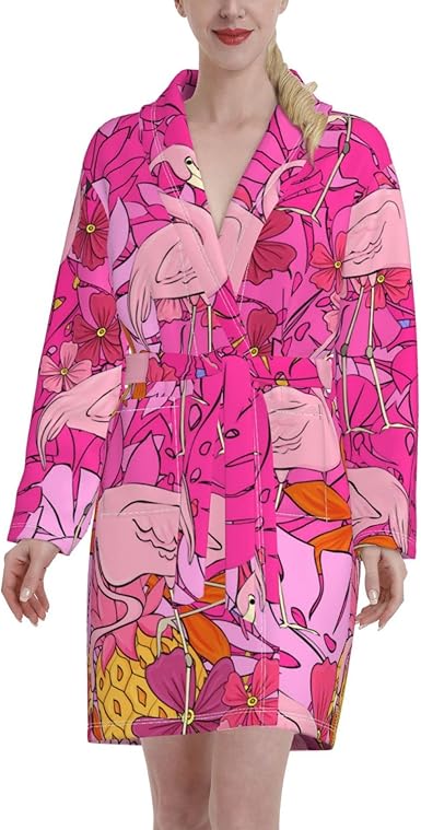 Vestidos hasta la rodilla, vestidos casuales para el hogar, pijamas casuales,  batas de baño de moda