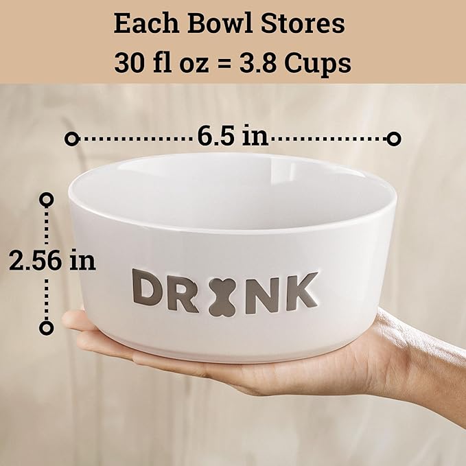 Comederos Perro Cerámica 2 Unidades miniatura 2