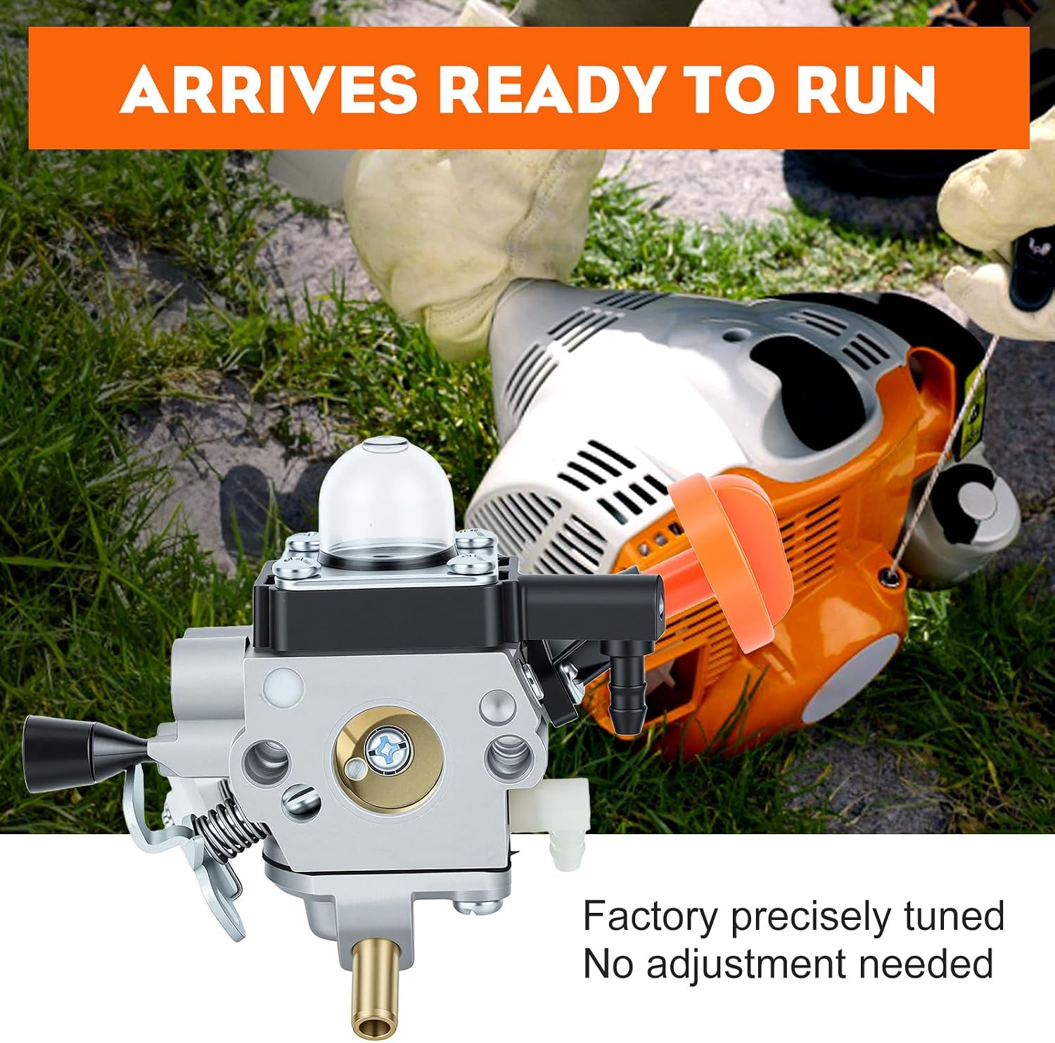 Hipa FS 91 R Carburetor Compatible with STIHL FS91 FS91R FC91 FS111 FC111 KM91R KM111 KM111R HT102 Trimmer Brushcutter Replace 4180 120 0615