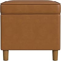 Vista 32 de HomePop Decoración para el hogar K7646-A877 Otomana tapizada moderna rectangular de almacenamiento Otomana con tapa con bisagras