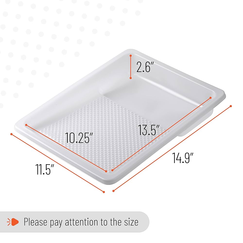 Paint Tray Liners 20Pcs Disposable 18 Inch S Paint Pan Liners Plastic Paint Tray Liner Bag Covers Large Paint Paint Roller Tray Liner