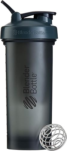 Miniatura 1 de BlenderBottle Pro45 botella mezcladora transparentenegro 45 oz GrisNegro