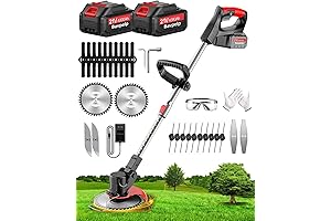 Electric Weed Wacker Cordless, Ultra-Long Runtime Battery Weed Wacker