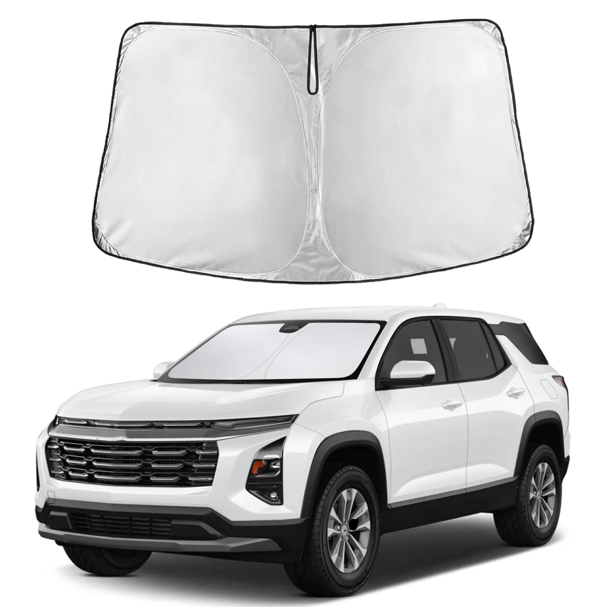EcoNour Windshield Sun Shade Compatible for Chevrolet Equinox 2025–2026