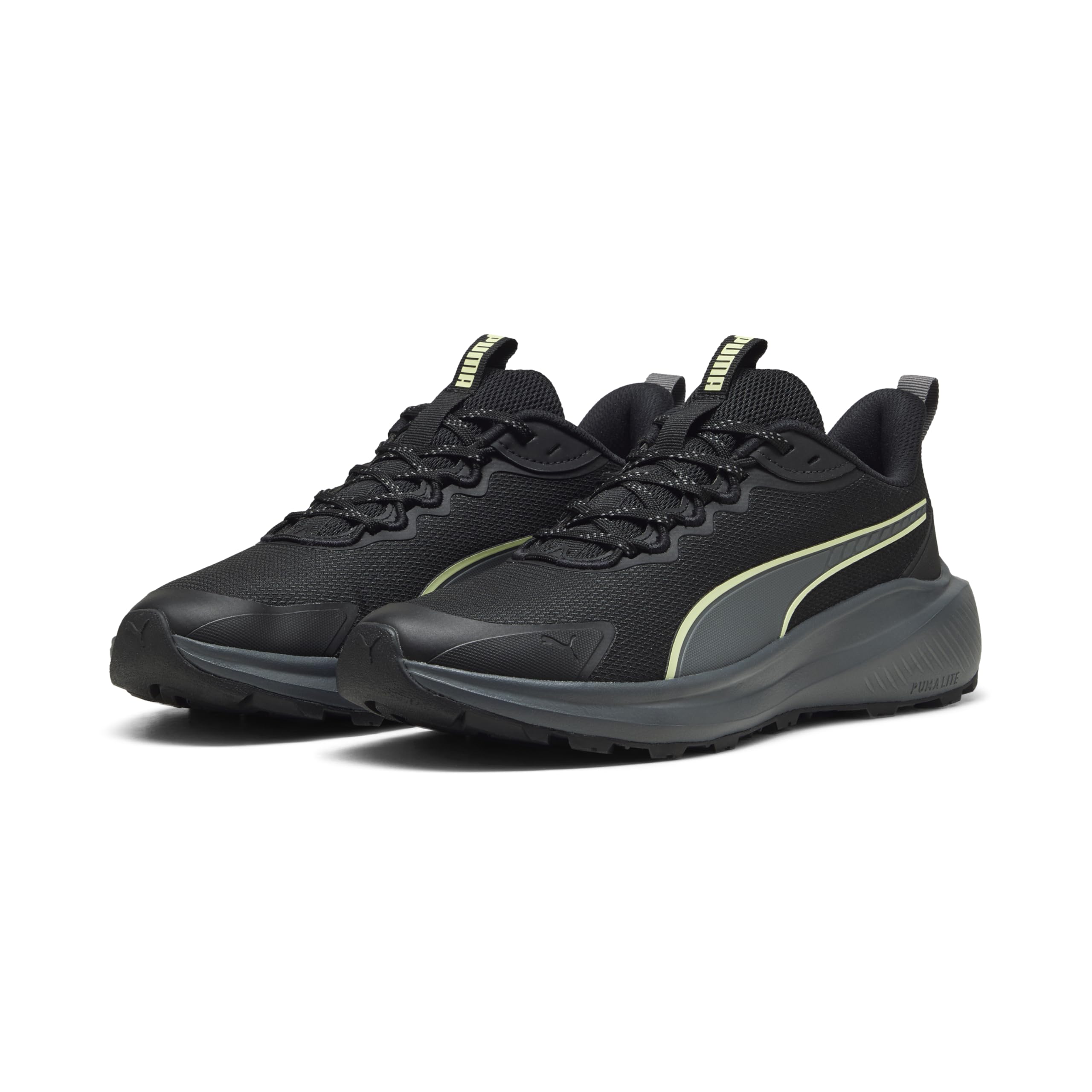 Puma Skyrocket Lite Trail Adult Unisex Straßen-Laufschuh, Black-COOL Dark Gray-Apple Spritz, 38 – Ansicht 2