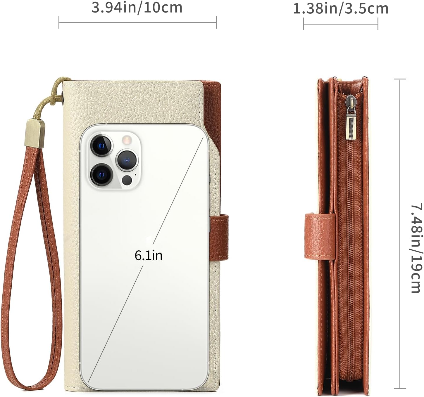 GAEKEAO Womens Wallets Large Capacity Leather Card Holder RFID Blocking Wristlet Clutch Long Travel Ladies Purse - Image 3