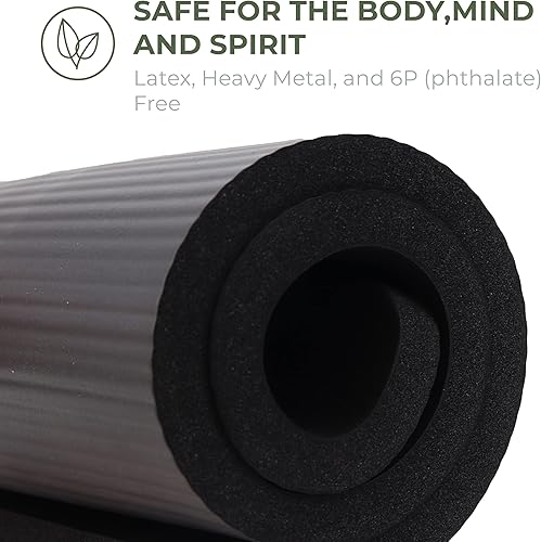 Miniatura 3 de Sunshine Yoga Rodillera, 24 x 12 pulgadas, 0.591 in de grosor, coderas de entrenamiento para tablones, pilates o ejercicio, alfombrilla de rodillas