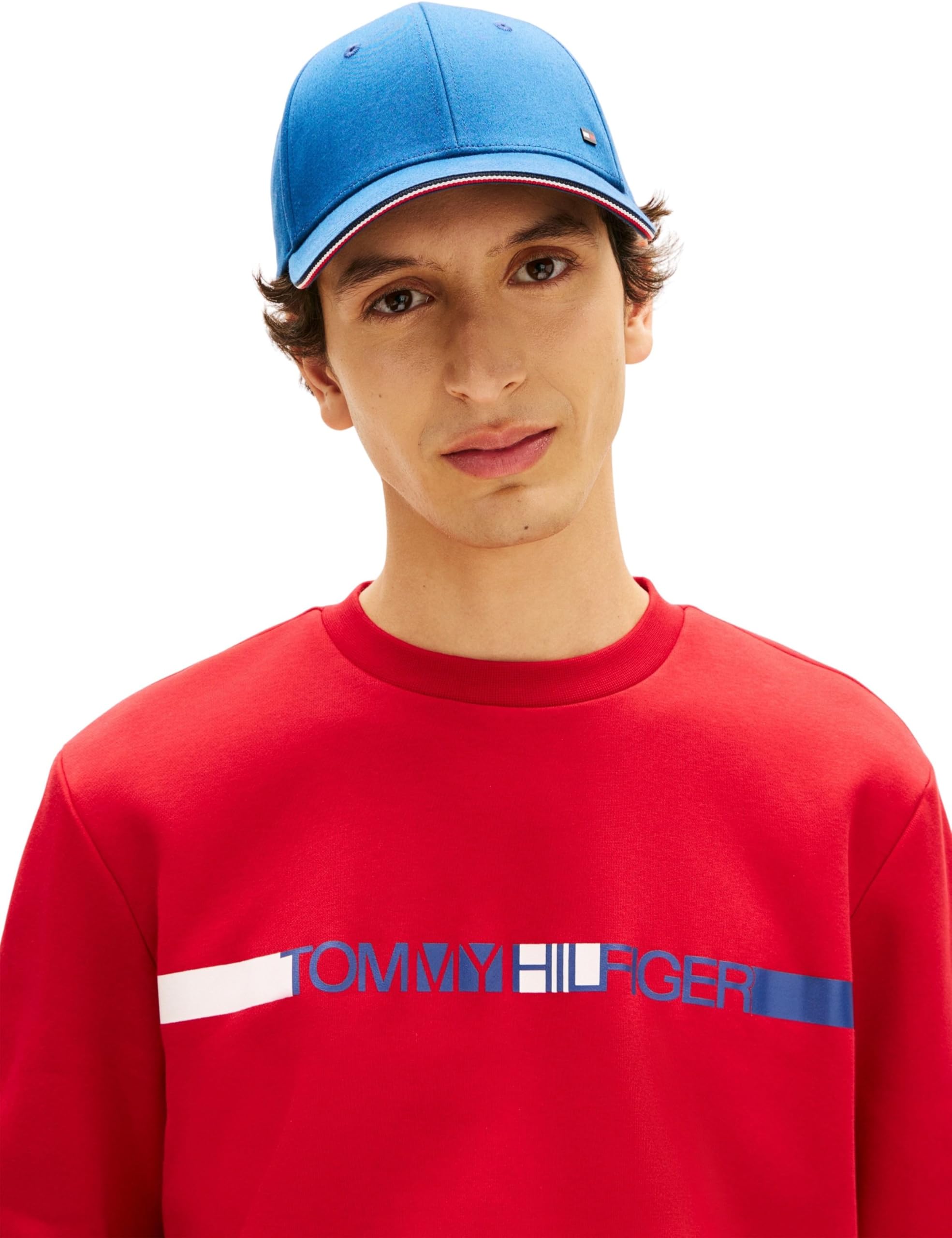 Tommy Hilfiger Adaptive - TH Corporate Cotton 6 Panel cap Am0am12035, Cappello Uomo