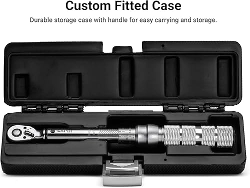 Miniatura 7 de Capri Tools Llave dinamométrica industrial de 50-250 pulgadas, impulsión de 14"