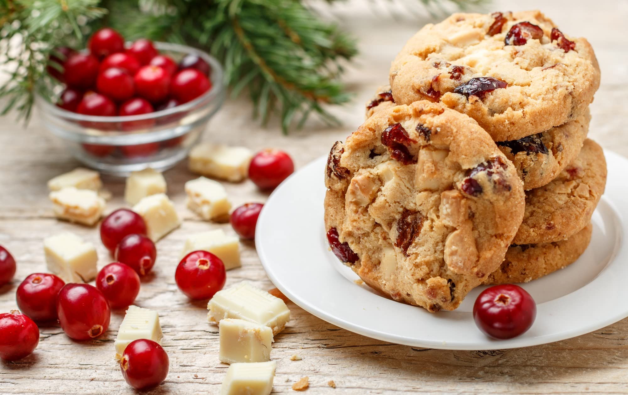Mynatura Cranberrys, getrocknet, in weißer Schokolade I Cranberry I mit Schokolade umhüllt I Müsli I Snack I Cranberries I Süß I Beutel (2x 1000g)