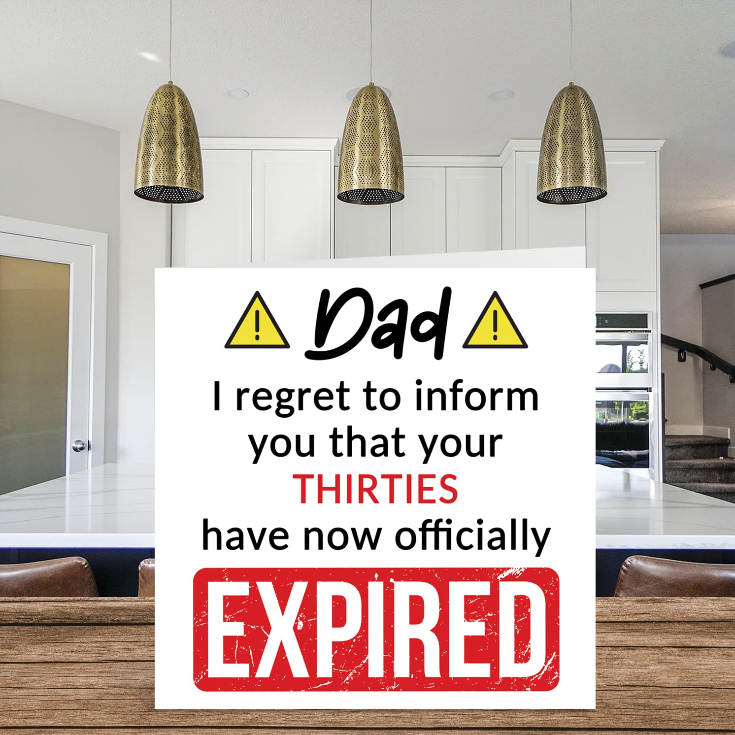 Cartes D'anniversaire Amusantes Pour Frère - « Your Thirties Have Expired » - Carte D'anniversaire Pour