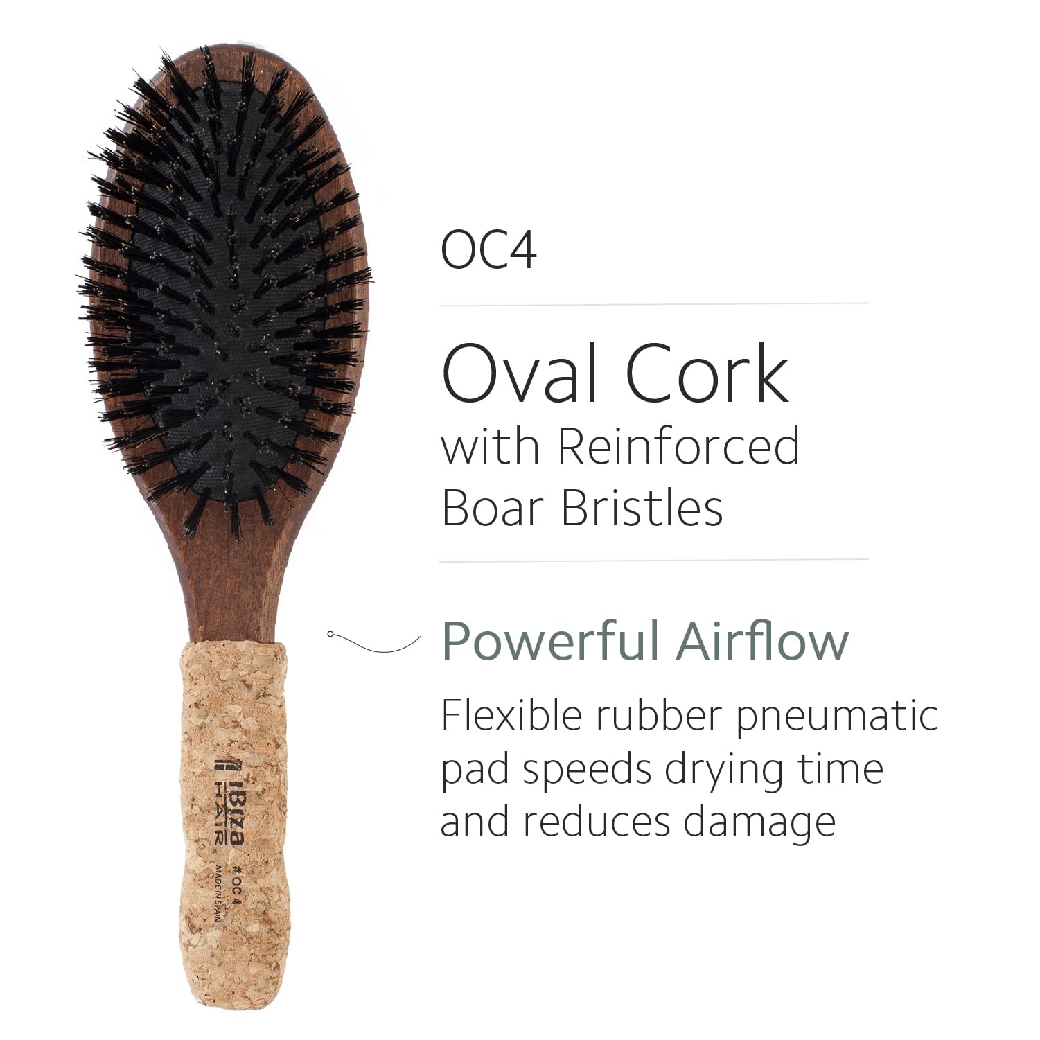 Ibiza Hair OC Series Brush, OC4 by Ibiza Hair