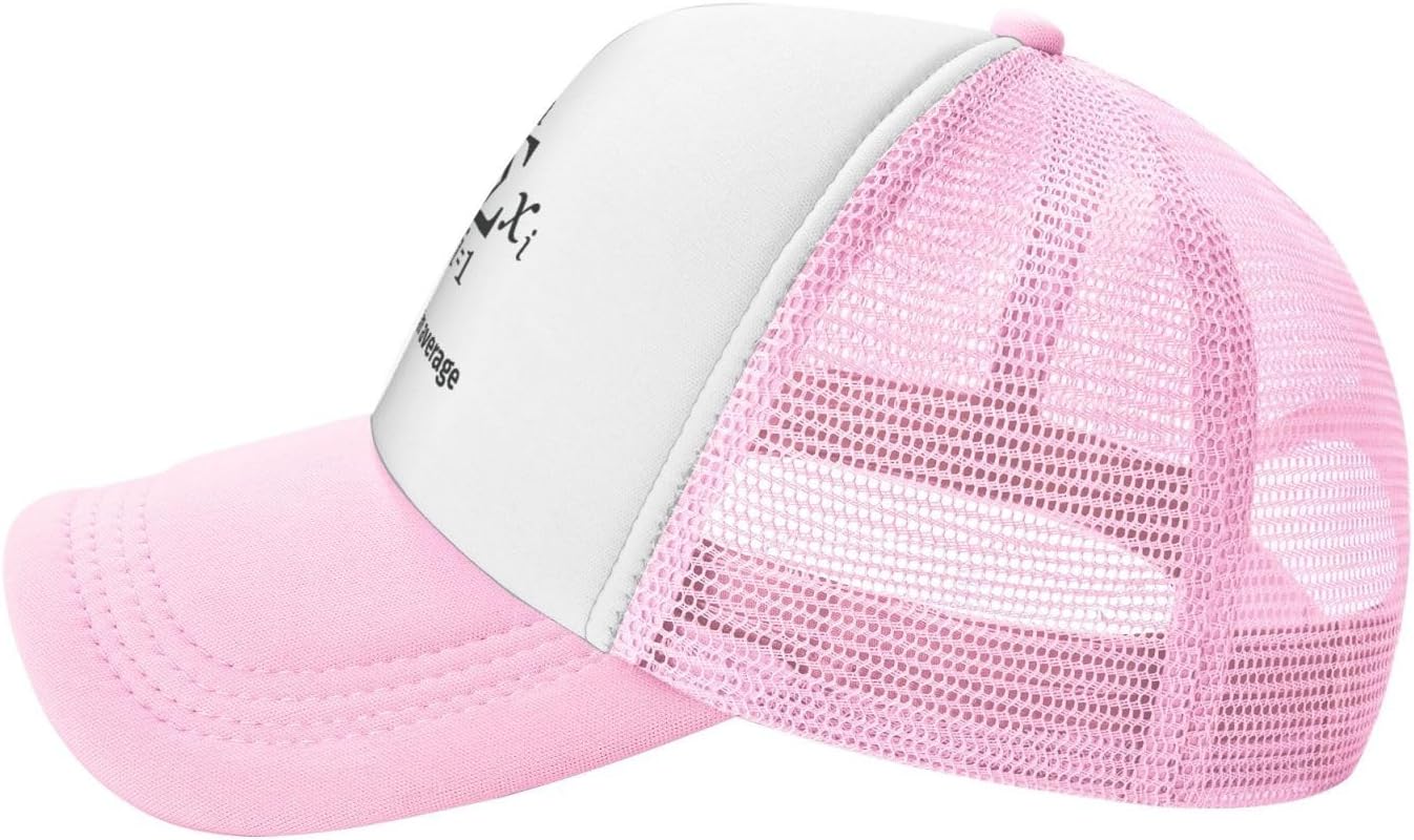 Math Teacher Kids Trucker Hat Mesh Adjustable Outdoor Sports Baseball Caps for Boys Girls