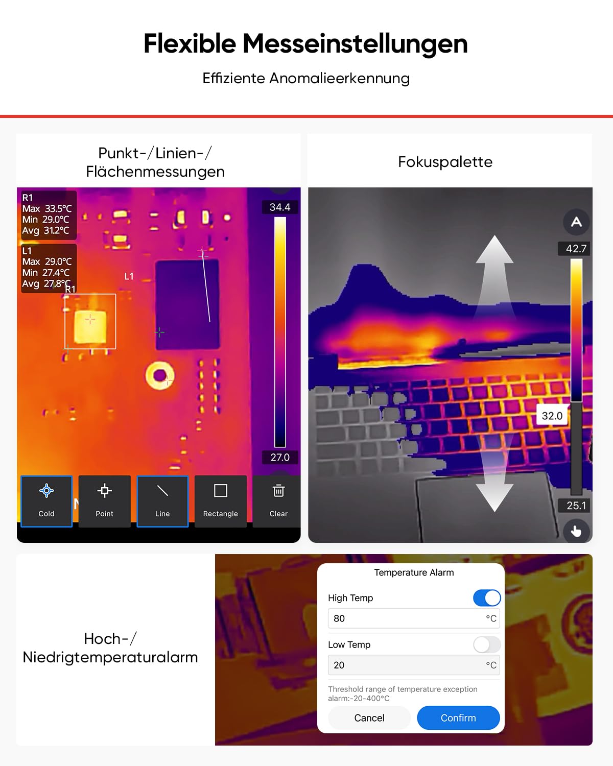 HIKMICRO Wärmebildkamera Mini2PlusV2 512 x 384 SuperIR, Manuell fokussierende Thermal Camera Kompatibel mit iOS und Android, 256 x 192 IR-Auflösung, 25Hz, USB-C/Lightning(unterstützt iPhone 15/16)