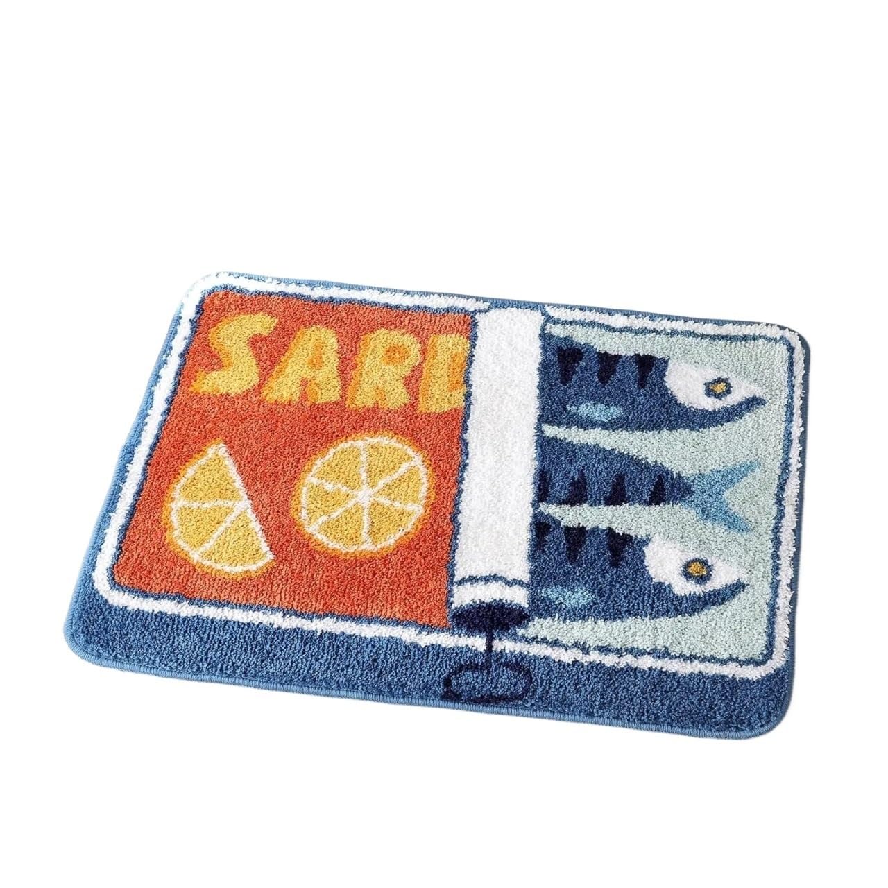 Tapis de cuisine sardine pour une décoration de maison moderne