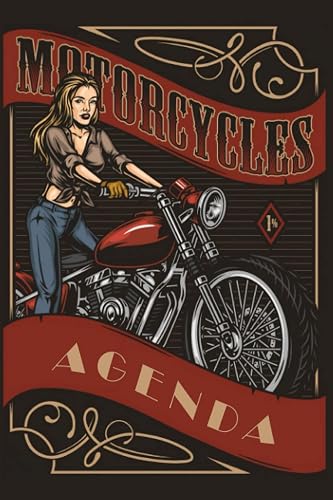 Agenda Biker Girl MotoDiário: Rola de Janeiro a Dezembro com organização (Portuguese Edition)