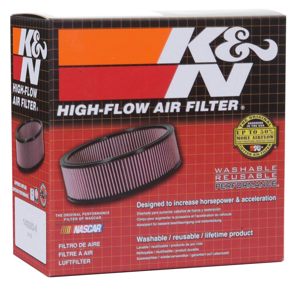 K&N E-3180 Filtri Aria Sostitutivi Auto, Lavabile e Riutilizzabile