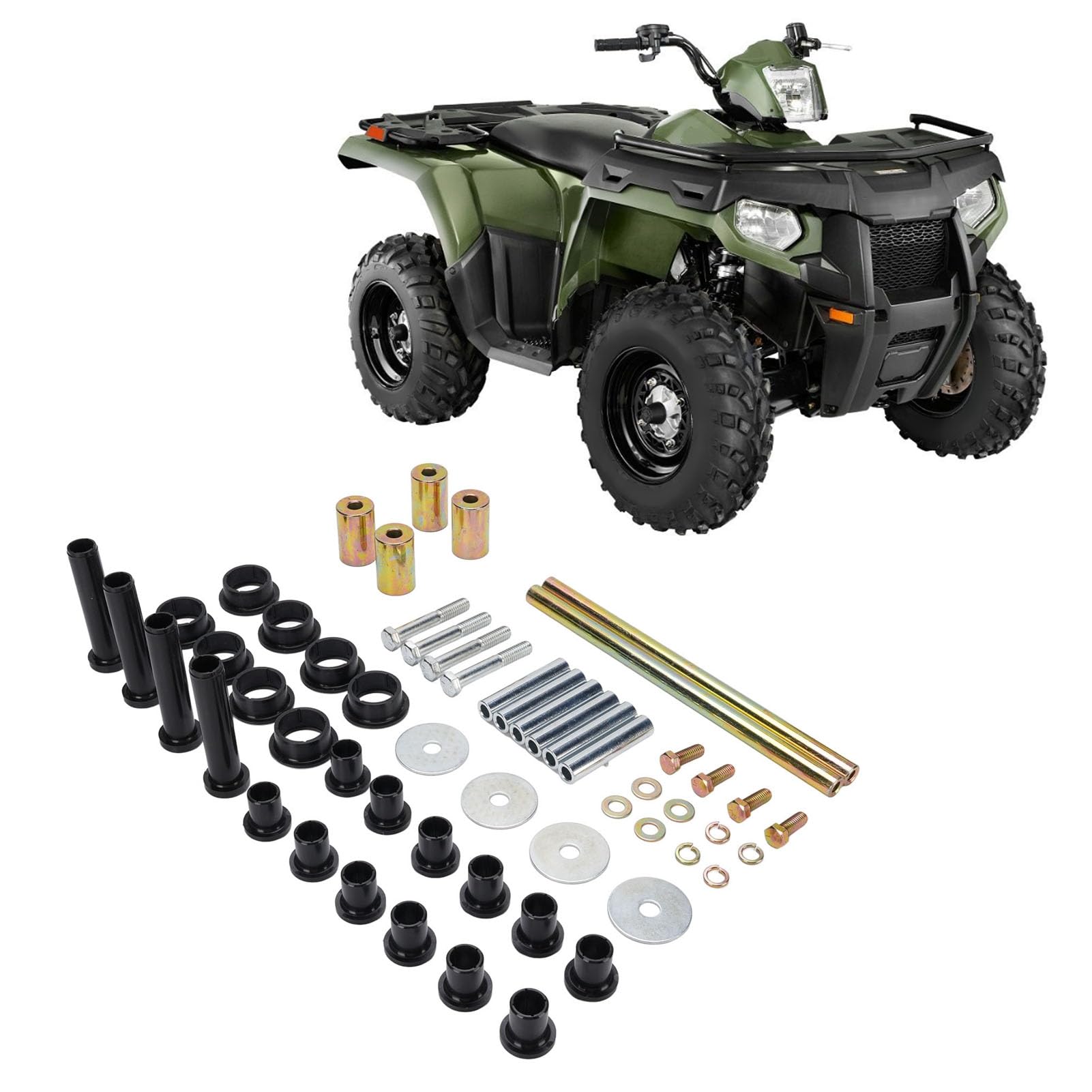Kit de 60 bujes de eje de brazo A trasero izquierdo y derecho para Sportsman 400, 450, 500, 600, 700, 800, OEM n.° 5020826, 5434548, 5434551, 5133806, 5434550, 5631142,