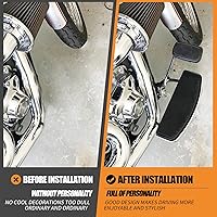 Vista 3 de Kit de Controles Delanteros Estriberas Clavijas Palancas Conjunto de Varillaje Compatible con Harley Dyna Street Bob FXDB Super Glide Custom FXDC