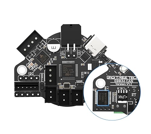 Miniatura 5 de BIGTREETECH EBB36 CAN - Placa adaptadora de bus con MAX31865 Placa PCB de extremo caliente, detección de rotura y bloqueo de filamento para motor