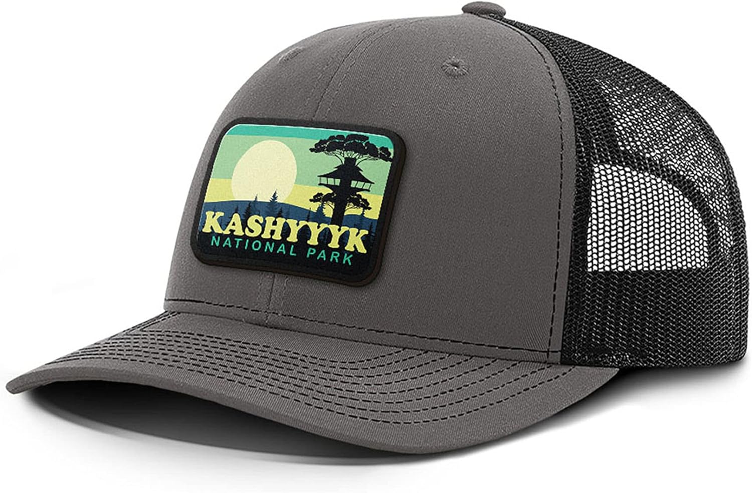 Kashyyyk National Park Back Mesh Hat - Kashyyk Patch Baseball Cap for Mens & Womens Mesh Adjustable Snapback