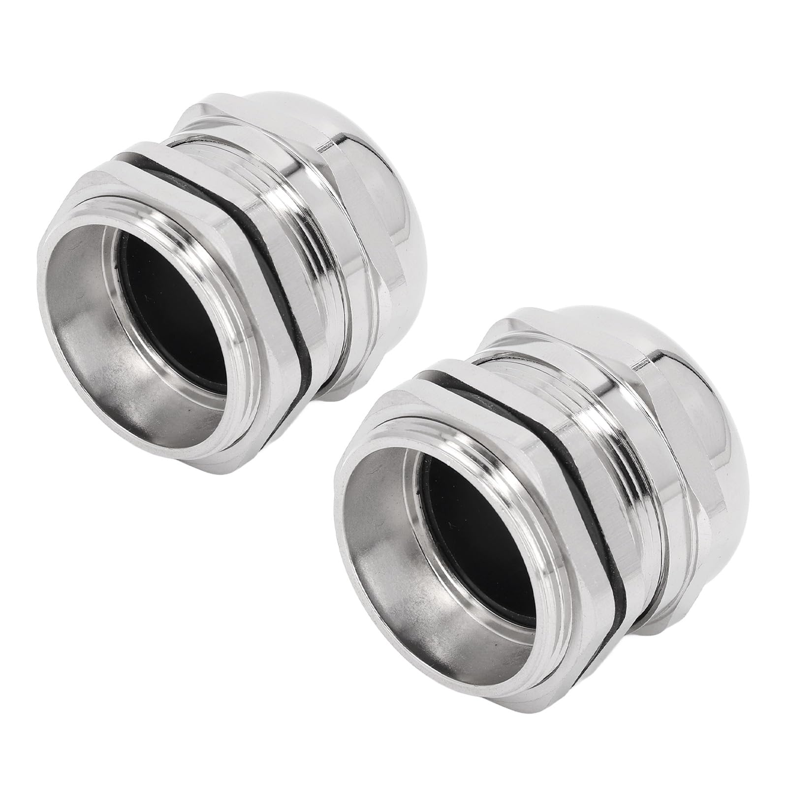 IP68 Waterproof Cable Gland Nickel Plated Brass Cord Grip with M37 Thread, Suitable for Electrical Boxes Outdoor Lighting & Enclosures