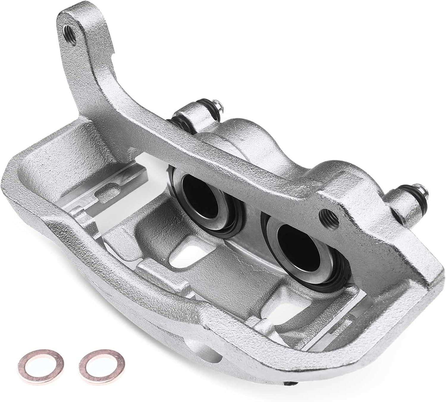 A-Premium Disc Brake Caliper Assembly with Bracket Compatible with Select Dodge Models - Ram 2500 Van/Ram 3500 Van 2003 - Front Right Passenger Side