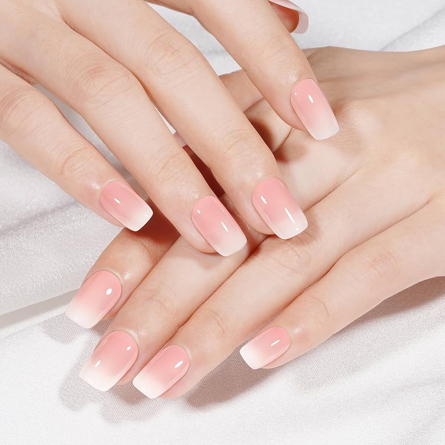 Amazon | TOMICCAネイルチップ 24枚入 フランスネイルチップ